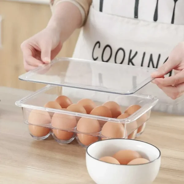 Organizador Heladera Porta Huevos Huevera Acrilico 12 Huevos
