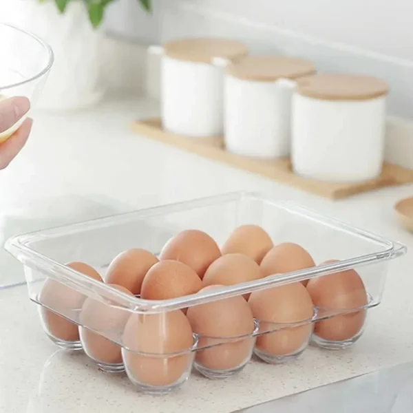 Organizador Heladera Porta Huevos Huevera Acrilico 12 Huevos