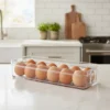 Organizador Acrilico Heladera Porta Huevos Huevera 12 Huevos Color Transparente