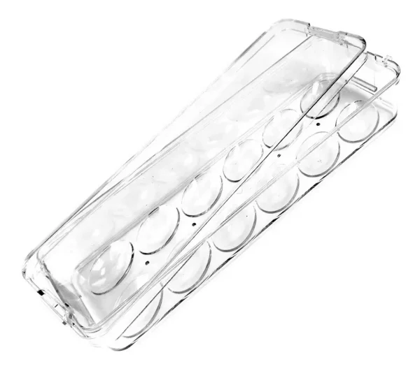 Organizador Acrilico Heladera Porta Huevos Huevera 12 Huevos Color Transparente