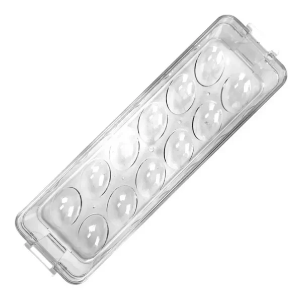 Organizador Acrilico Heladera Porta Huevos Huevera 12 Huevos Color Transparente