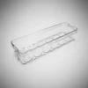 Organizador Acrilico Heladera Porta Huevos Huevera 12 Huevos Color Transparente