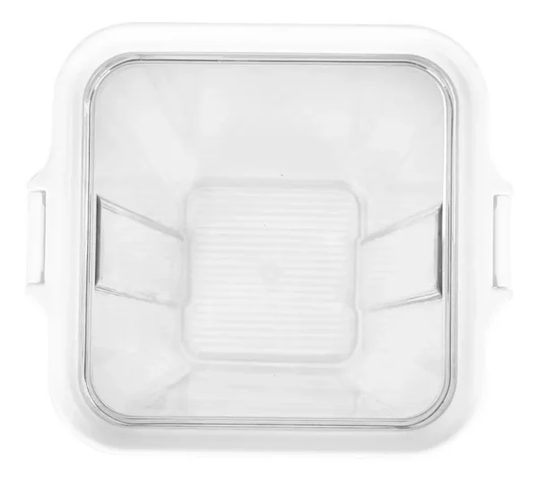 Frasco Apilable Alto Tarro Hermetico Contenedor Acrilico Blanco