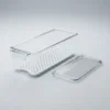 Organizador Apilable Para Heladera Acrilico Tapa Y Rejilla Transparente