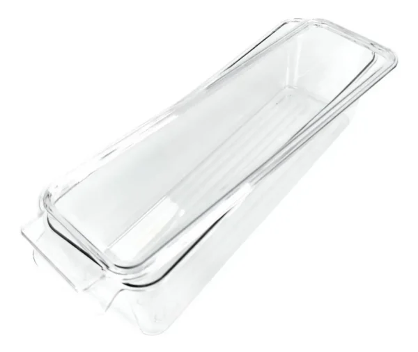 Organizador Contenedor Apilable Para Heladera Acrilico Color Transparente