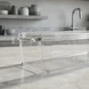 Organizador Contenedor Apilable Para Heladera Acrilico Color Transparente