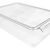 Organizador Con Tapa Contenedor Acrilico Heladera Apilable Transparente