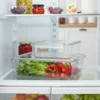 Organizador Con Tapa Contenedor Acrilico Heladera Apilable Transparente