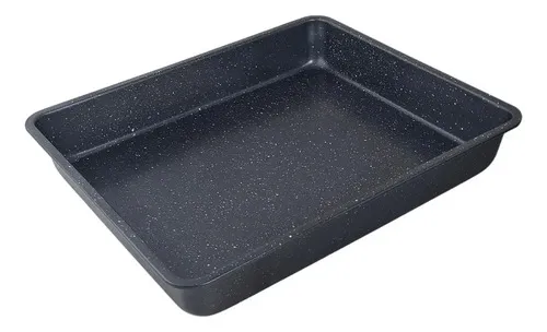 Fuente Asadera Antiadherente Otten Backen 32 X 26,5 Cm - Gris Oscuro