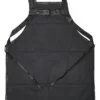 Delantal De Cocina Gastronómico Parrillero C/ Bolsillo Otten Negro Liso