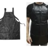 Delantal De Cocina Gastronómico Parrillero C/ Bolsillo Otten Negro Liso