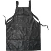 Delantal De Cocina Gastronómico Parrillero C/ Bolsillo Otten Negro Liso