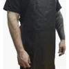 Delantal Gastronómico De Cocina Parrillero Otten Negro Liso