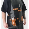 14273DUN0007-1 DELANTAL ECOCUERO PREMIUM NEGRO