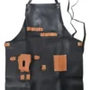 14273DUN0007-4 DELANTAL ECOCUERO PREMIUM NEGRO
