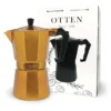 CAFETERA COLOR BRONCE/MARRON  OTTEN 6 TAZAS - 300 ML