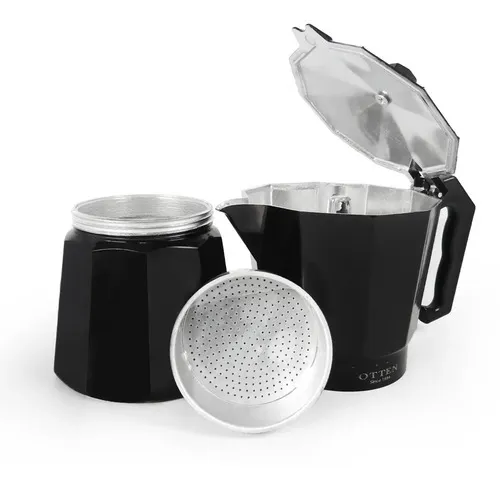CAFETERA ANTIADHERENTE OTTEN 3 TAZAS - 150 ML