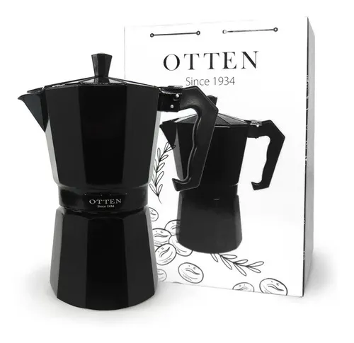 CAFETERA ANTIADHERENTE OTTEN 3 TAZAS - 150 ML