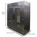 OTTEN-ROSTIZADOR ELECTRICO GDE. 134*65*158CM TRC-206-2
