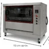 OTTEN-ROSTIZADOR ELECTRICO MED. 100*90*106CM TRC-201