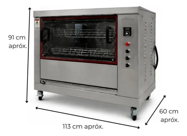 OTTEN-ROSTIZADOR ELECTRICO MED. 100*90*106CM TRC-201