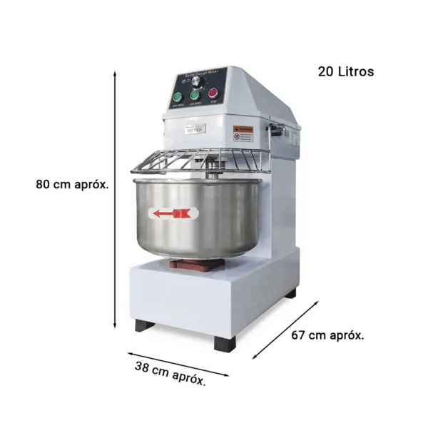 OTTEN-AMASADORA PROFESIONAL 20LT H20