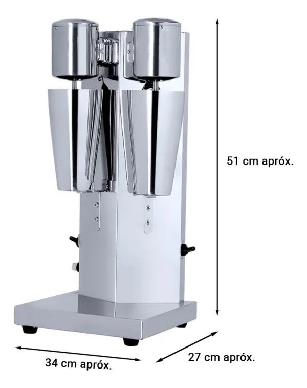 OTTEN-MÁQUINA PARA BATIDOS MILK SHAKE DOBLE 7KG TMS-018