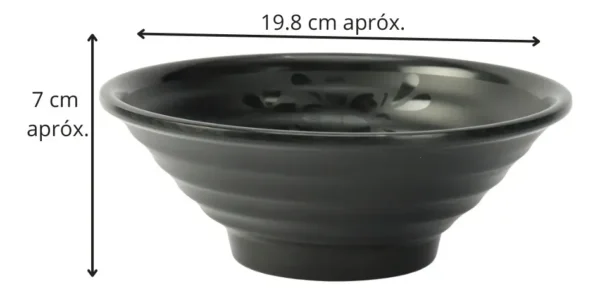24273DUN0006-1 MELAMINA CUENCO CONICO PROFUNDO 20CM H81008A