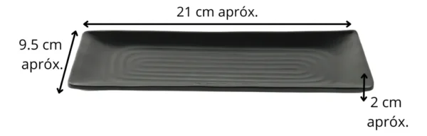 24273DUN0014-1 MELAMINA BANDEJA RECTANGULAR 21