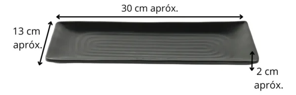 24273DUN0016-1 MELAMINA BANDEJA RECTANGULAR 30CM H8312