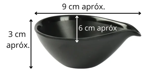 MELAMINA POTE P/ADEREZOS CON VERTEDOR H904