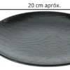 24273DUN0021-1 MELAMINA PLATO POSTRE 20CM 1002-8