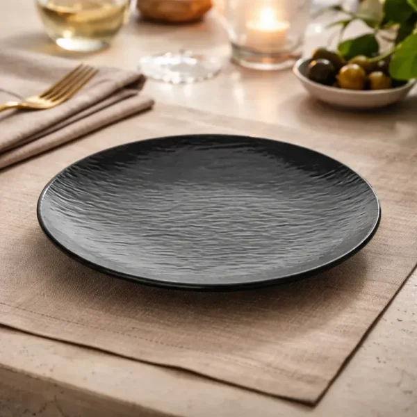 24273DUN0021-3 MELAMINA PLATO POSTRE 20CM 1002-8