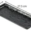 24273DUN0024-1 MELAMINA BANDEJA RECTANGULAR 28CM 1009-11