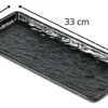 24273DUN0025-1 MELAMINA BANDEJA RECTANGULAR 33CM 1010-13