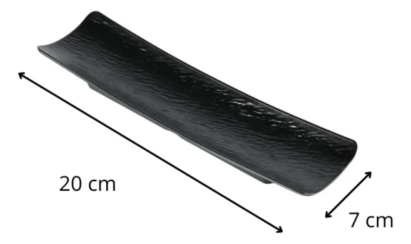 24273DUN0026-1 MELAMINA PLATO RECTANGULAR 20CM 1017-11