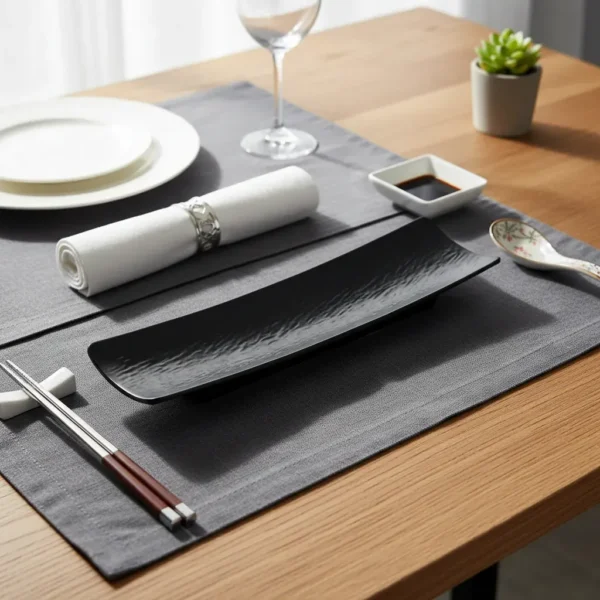 24273DUN0026 MELAMINA PLATO RECTANGULAR 20CM 1017-11