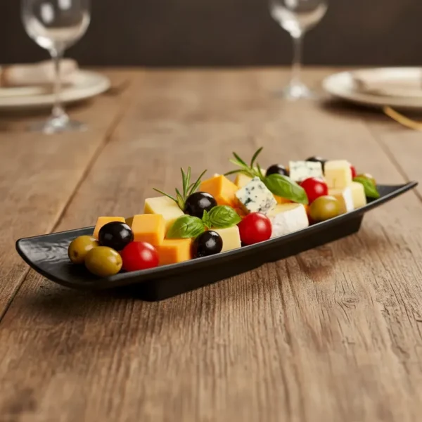24273DUN0027-1 MELAMINA PLATO RECTANGULAR 25CM 1018-15