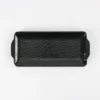 BANDEJA 29 CM MELAMINA RECTANGULAR OTTEN NEGRO