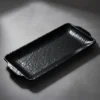 BANDEJA RECTANGULAR 33 CM MELAMINA NEGRA OTTEN