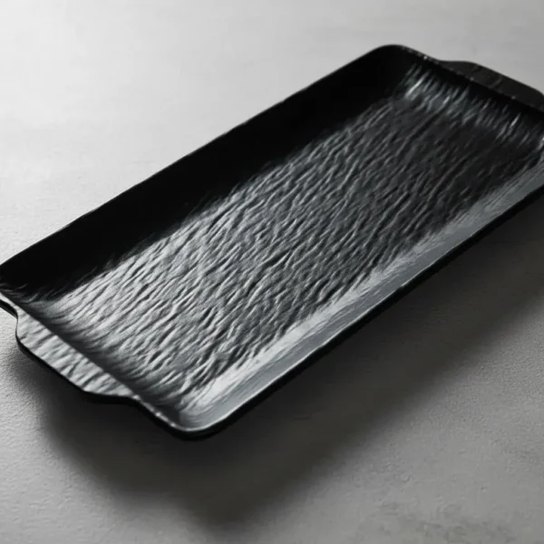 MELAMINA BANDEJA RECTANGULAR CON ASA 38CM - Otten-