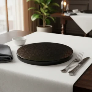 24273DUN0032-3 Plato Playo Redondo 25 Cm Melamina Reforzada