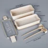 OTTEN-LANCHERA C/ CUBIERTOS 750ML BEIGE - TY0592BE