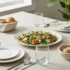 Bandeja Oval Porcelana Tramontina Sophia 32 X 25 Cm Blanco
