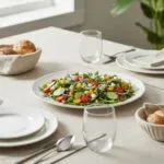 Bandeja Oval Porcelana Tramontina Sophia 32 X 25 Cm Blanco