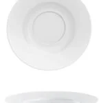 Plato Té Porcelana Tramontina Leonora Blanco