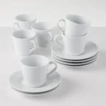 28266TRA0057-4 Plato Té Porcelana Tramontina Leonora Blanco