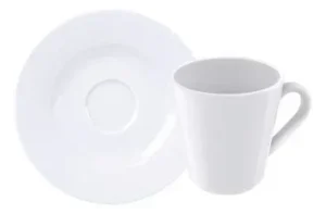 Taza Café Porcelana Tramontina Leonora 70 Ml Blanco