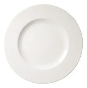 Plato Playo Porcelana Tramontina Quartzo 27 Cm Blanco