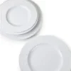 Plato Postre Porcelana Tramontina Quartzo 21 Cm Blanco